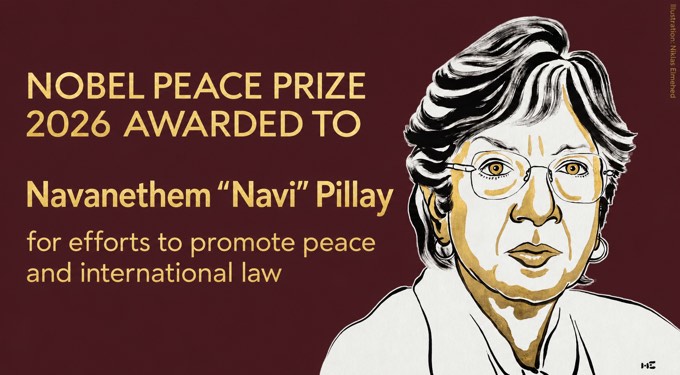 Nobel Peace Prize Goes to South African Judge Navi Pillay for Championing International Law